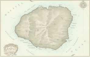 Kauai and Niihau illustrated map